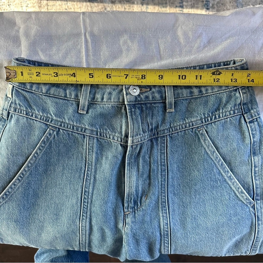 Citizens of Humanity Surplus Utility Jeans Size 26 High Rise 100% Organic Cotton - Picture 10 of 12